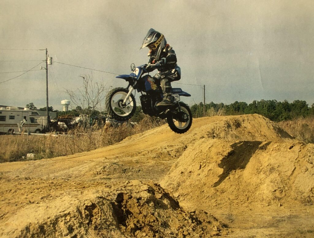 Coooper Webb on a PW50 circa 2001