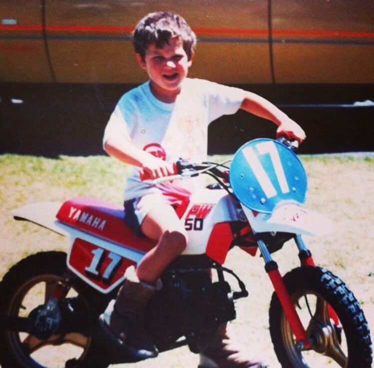 Chad Reed on a PW50 in Australia, Circa 1986
