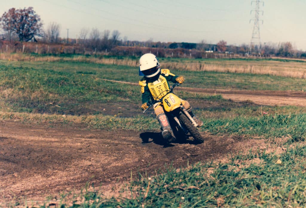 Brett Smith at Baja Acres in Millington, MI, 1985