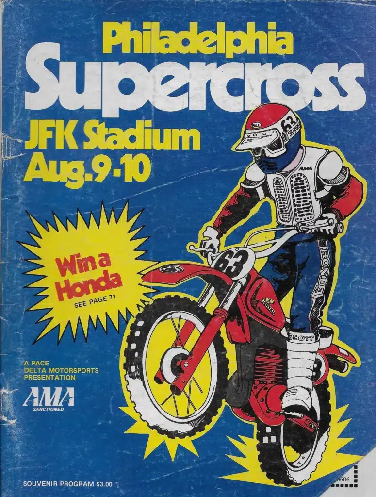 1980 Philadelphia Supercross Program Cover