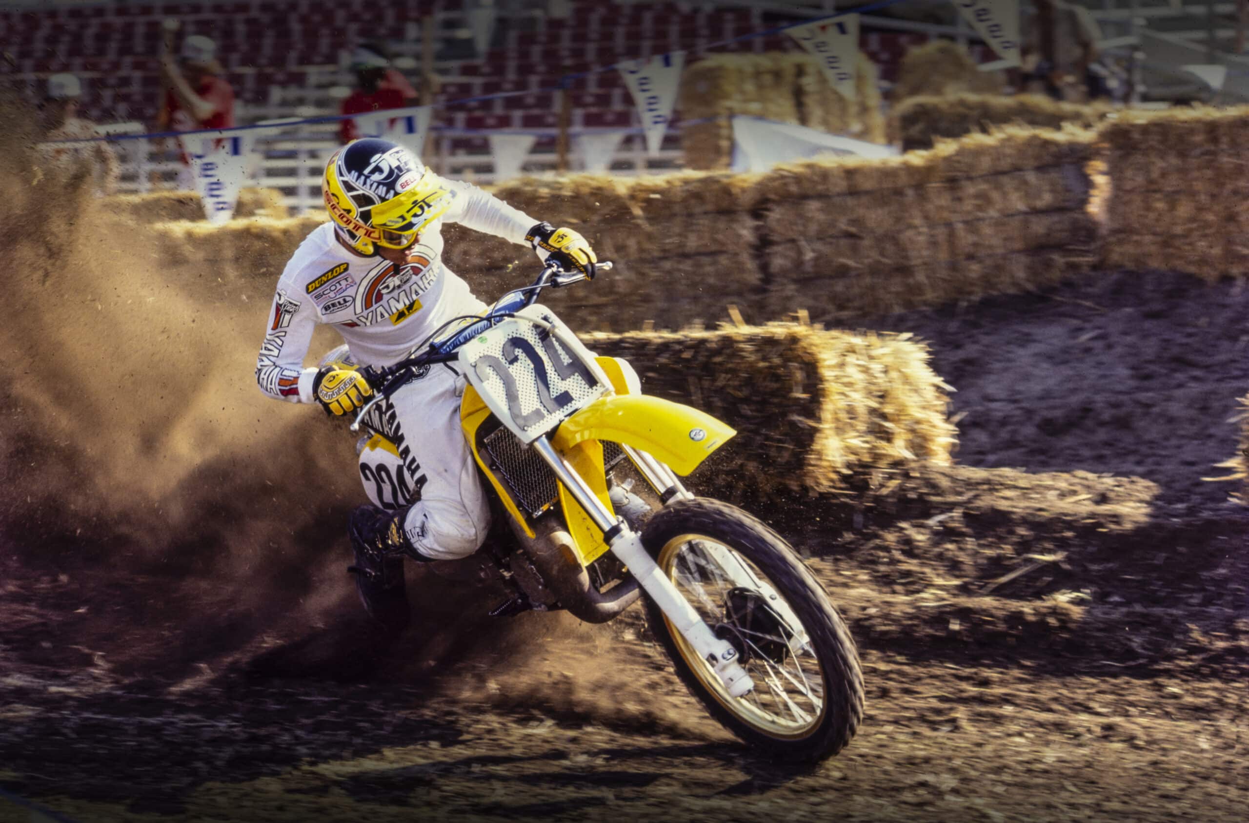 Ron Lechien at the 1983 Pasadena Supercross.