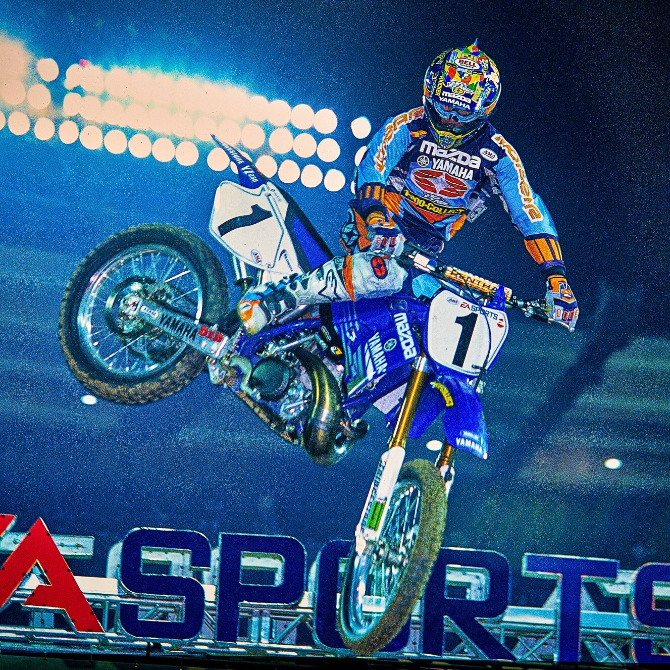 Jeremy McGrath wins Anaheim 1, 2001. Photo: Frank Hoppen