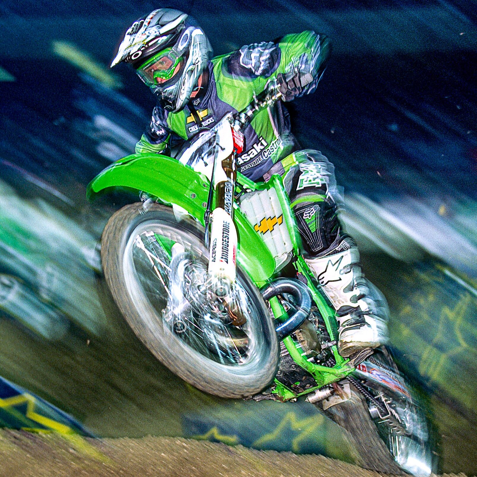 Ricky Carmichael at the 2001 San Diego Supercross.