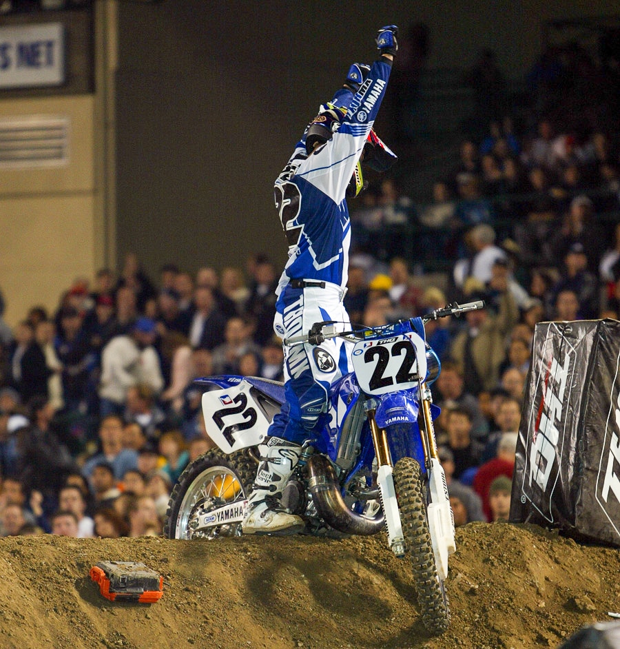 Chad Reed won Anaheim 1, 2003, accomplishing a feat even his idol, Jeremy McGrath couldn't do: win the opening round of his rookie season.