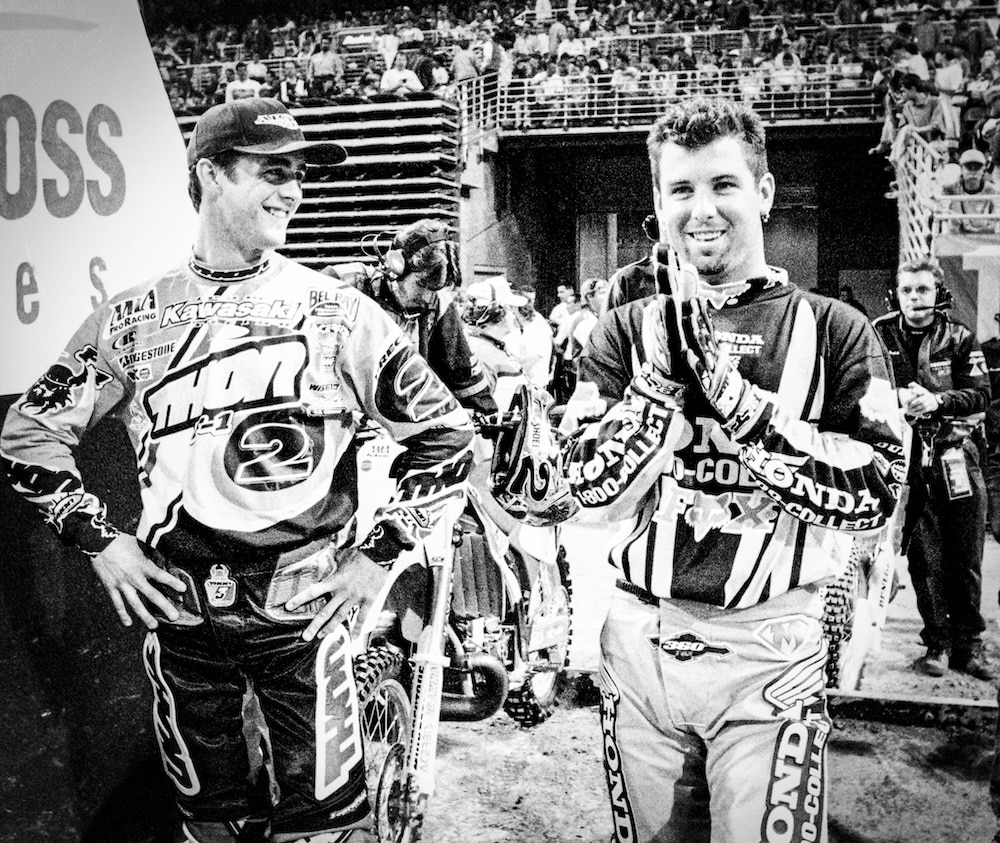Jeremy McGrath and Jeff Emig - 1996 St. Louis Supercross