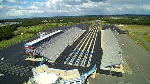 Aerial shot of zMAX Dragway (Charlotte SMX)
