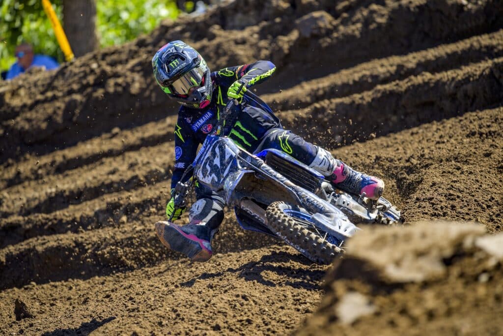 4-3 at Hangtown, Justin Cooper was in the mix at round two of the 2024 Pro MX season. Photo: Octopi