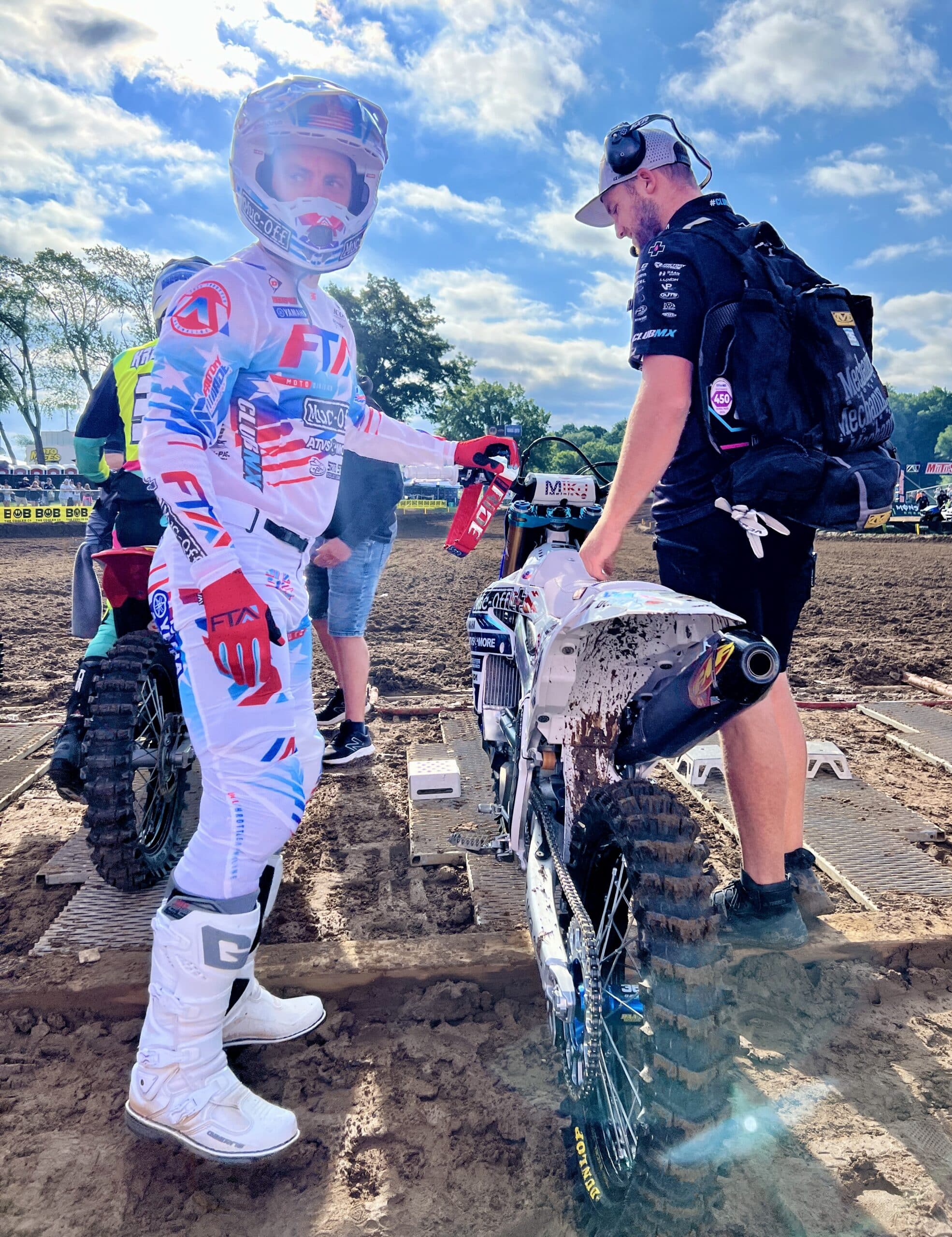 Phil Nicoletti before getting filthy in qualifying at RedBud.